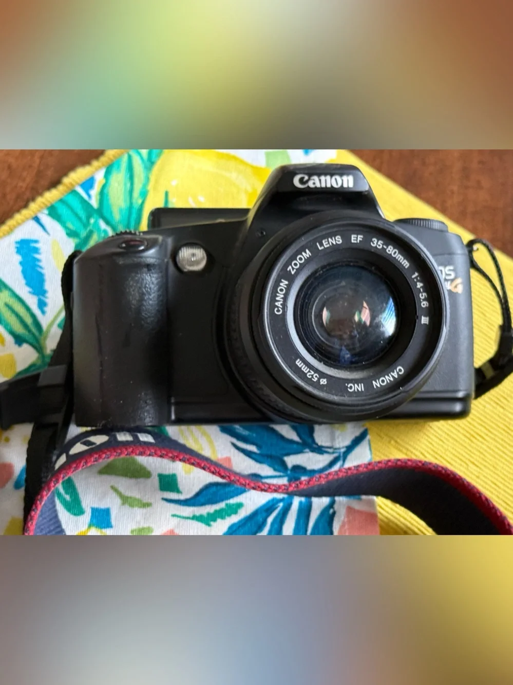 Canon EOS Rebel G 35mm Film Camera w/ Canon EF 35-80mm Lens Tested/